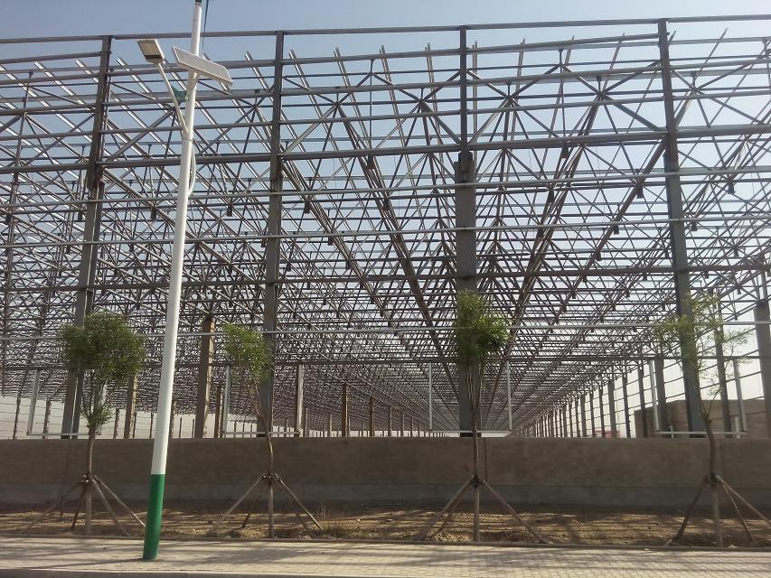 东港汽车工业厂房网架